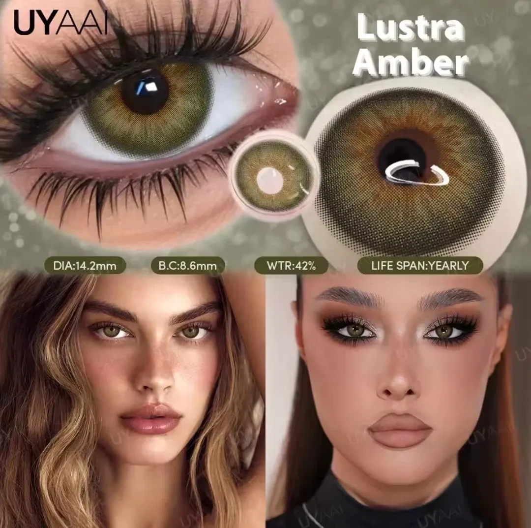 Lentes de contacto - Referencia: LUSTRA AMBER - PUPILA REDUCIDA  6