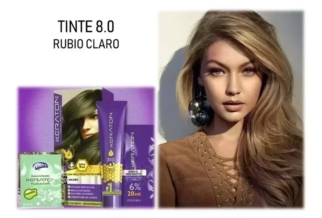 keraton 8.0 rubio claro