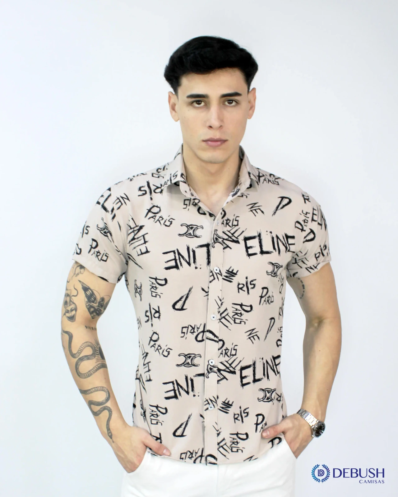 Camisa en seda francesa 