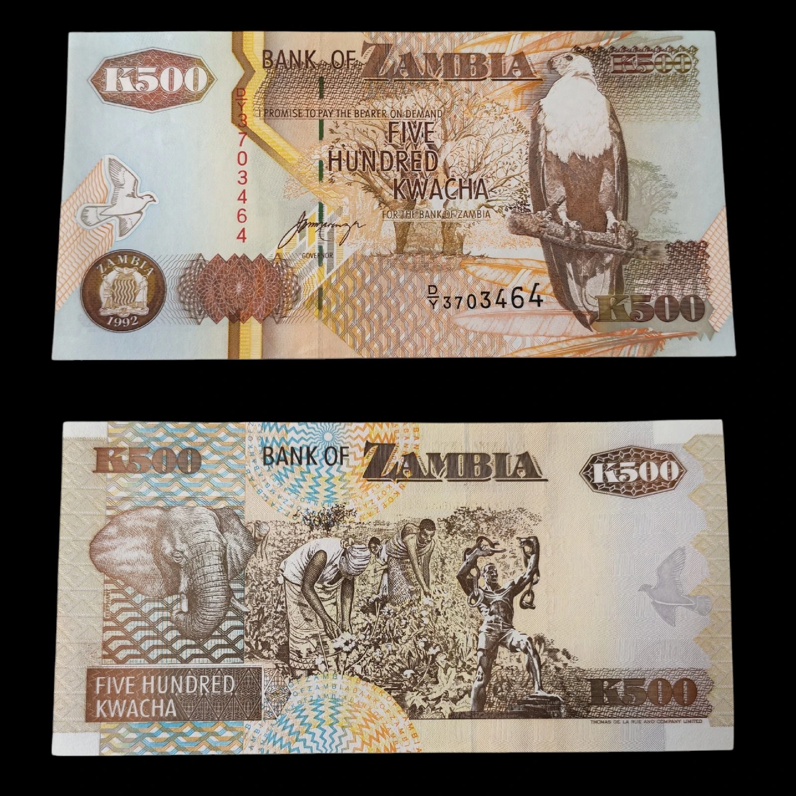 ° Zambia 500 Kwacha UNC