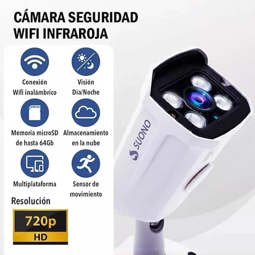 CAMARA IP SUONO PARA EXTERIOR 