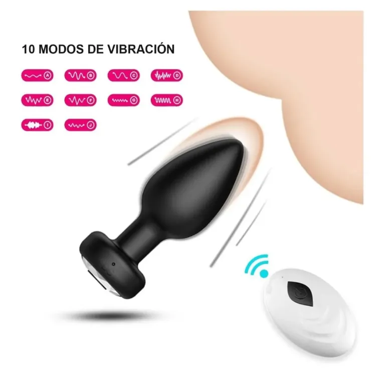 Plug Vibrador a Control 3