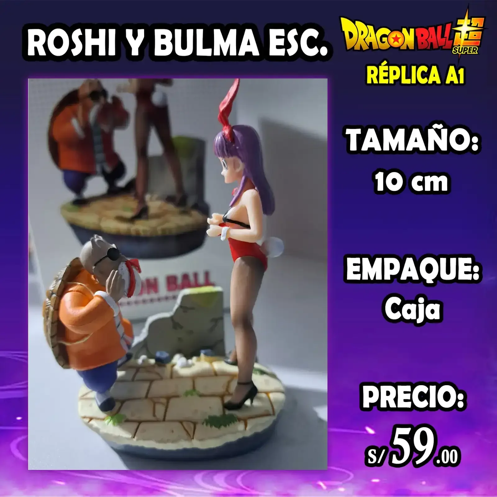 Roshi y Bulma Escena