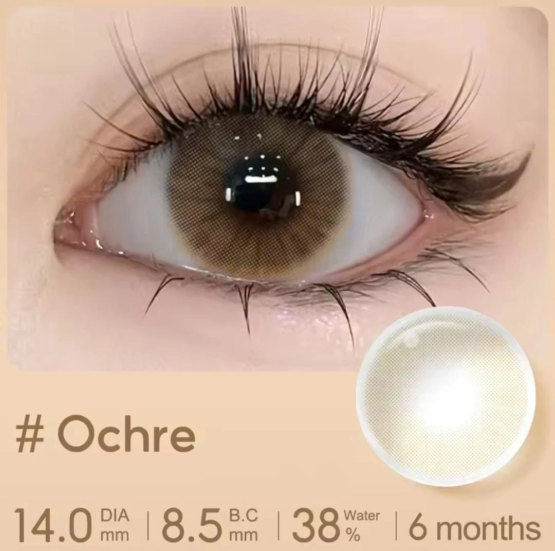 Lentes de contacto - Referencia: OCHRE - SIN BORDES - 14.0mm