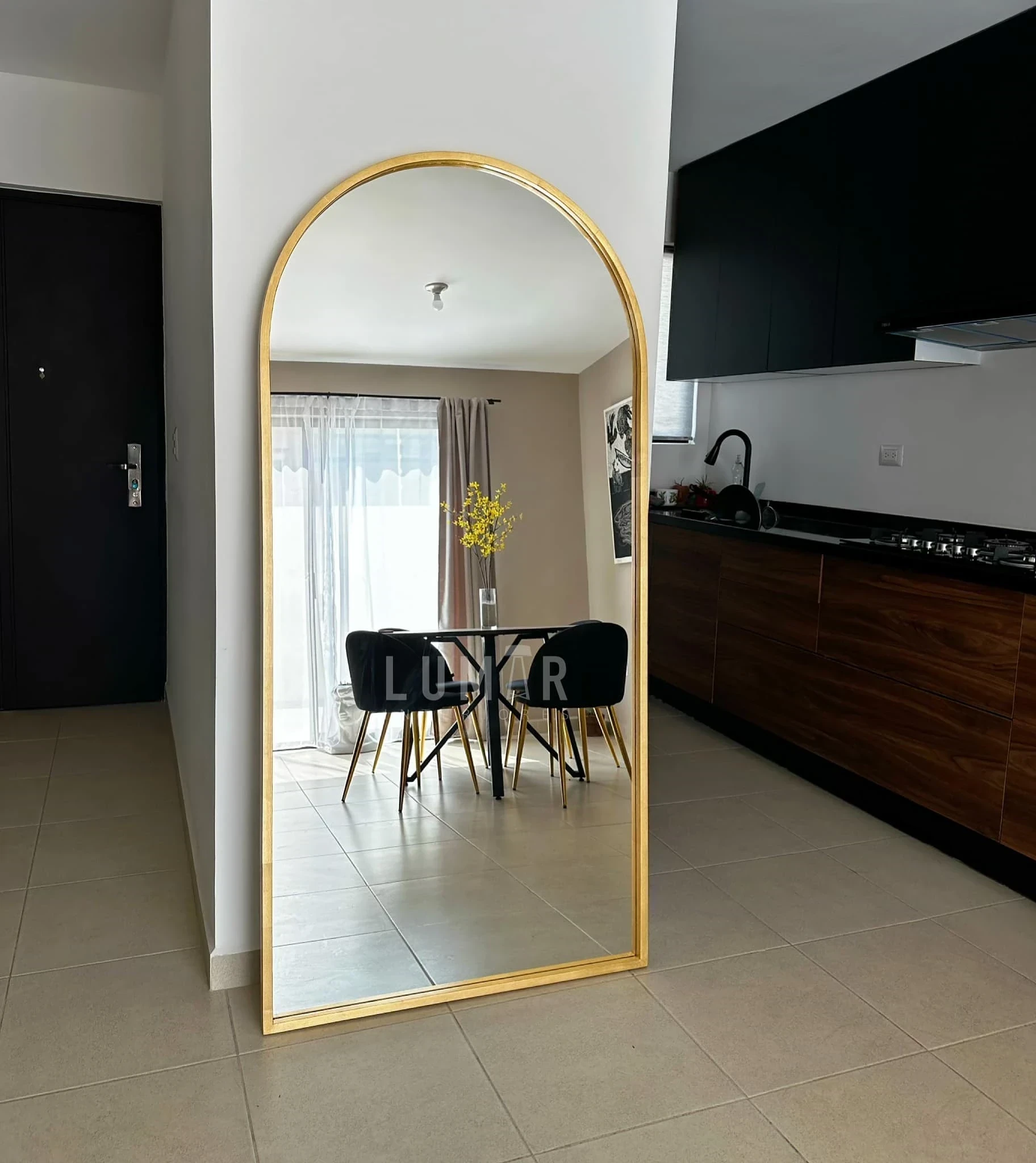 Espejo ESMERALDA 180x90 cm HOJA DE ORO