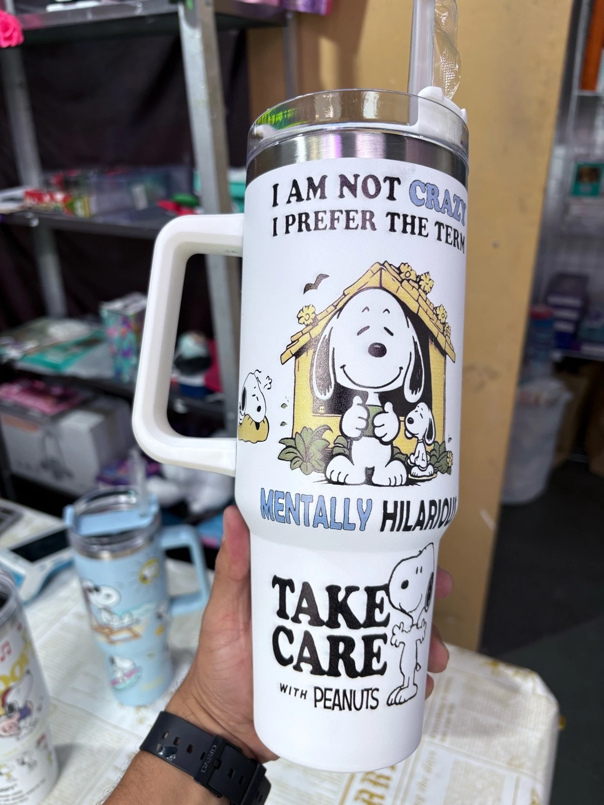 TERMO DE ACERRO INOXIDABLE 1200 ml. COLECCION SNOOPY 7