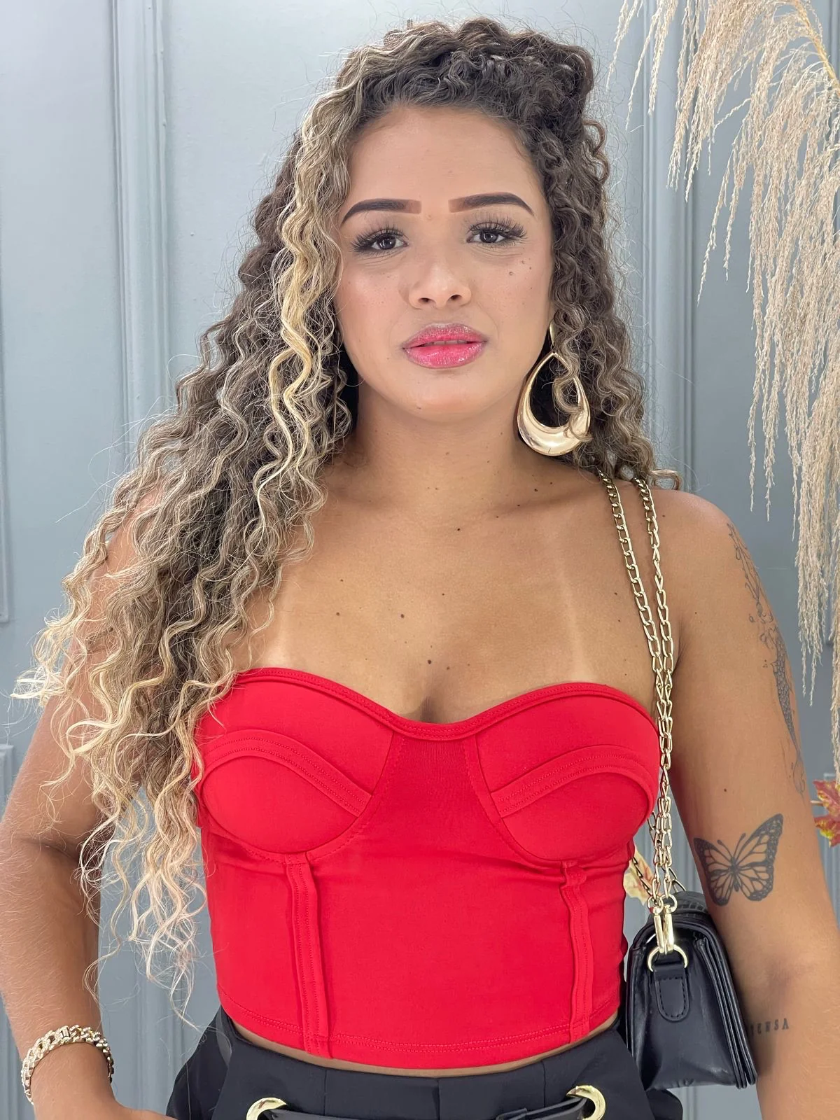Cropped tomara que caia Gab