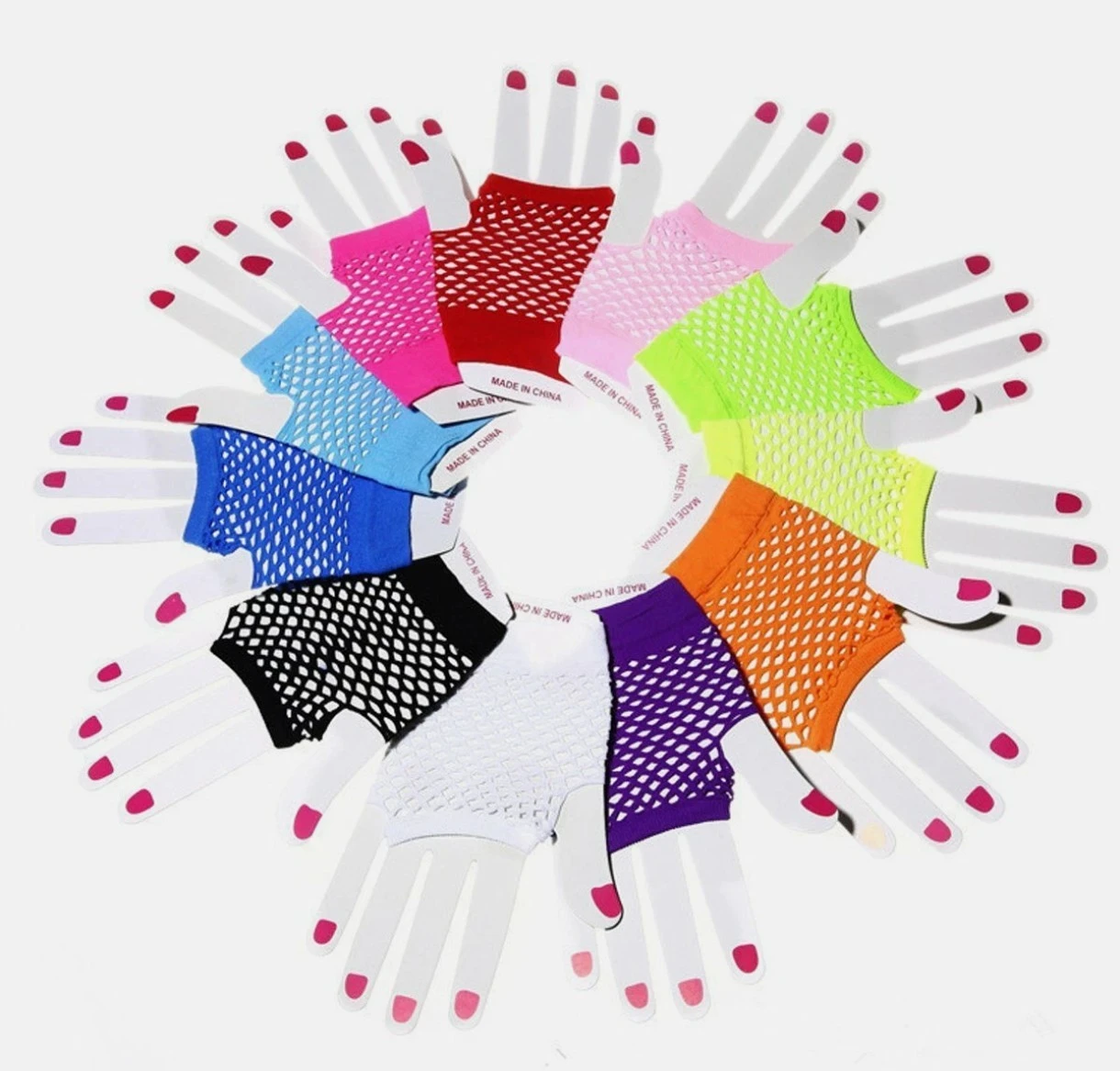 Guantes de red corto  2