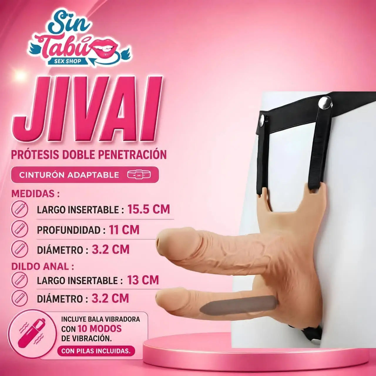 PROTESIS DOBLE PENETRACIÓN JIVAI