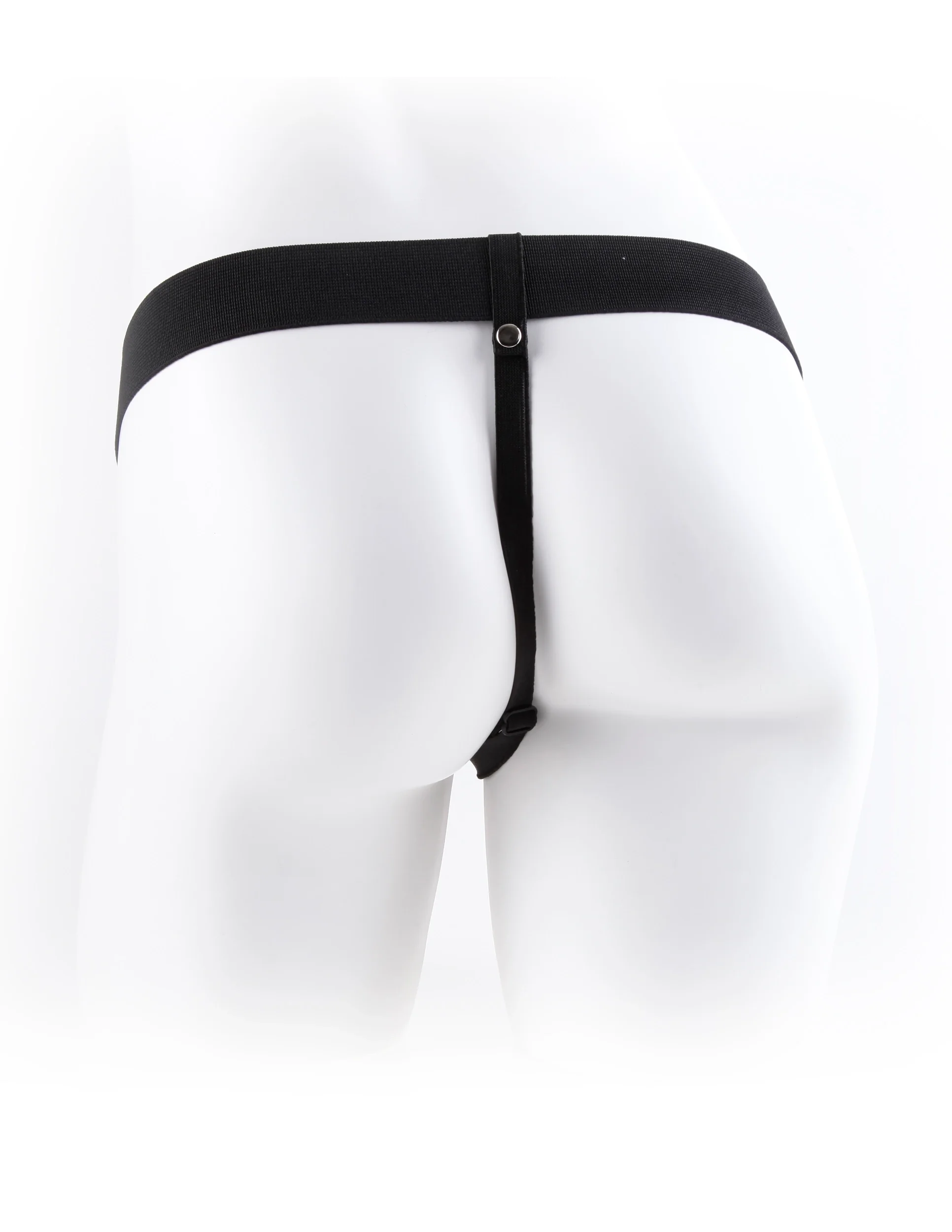 7" Vibrating Hollow Strap-On with Balls 6