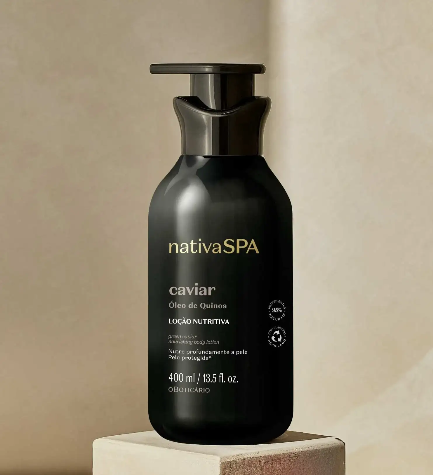 Nativa SPA Loción Hidratante Corporal Caviar, 400ml
