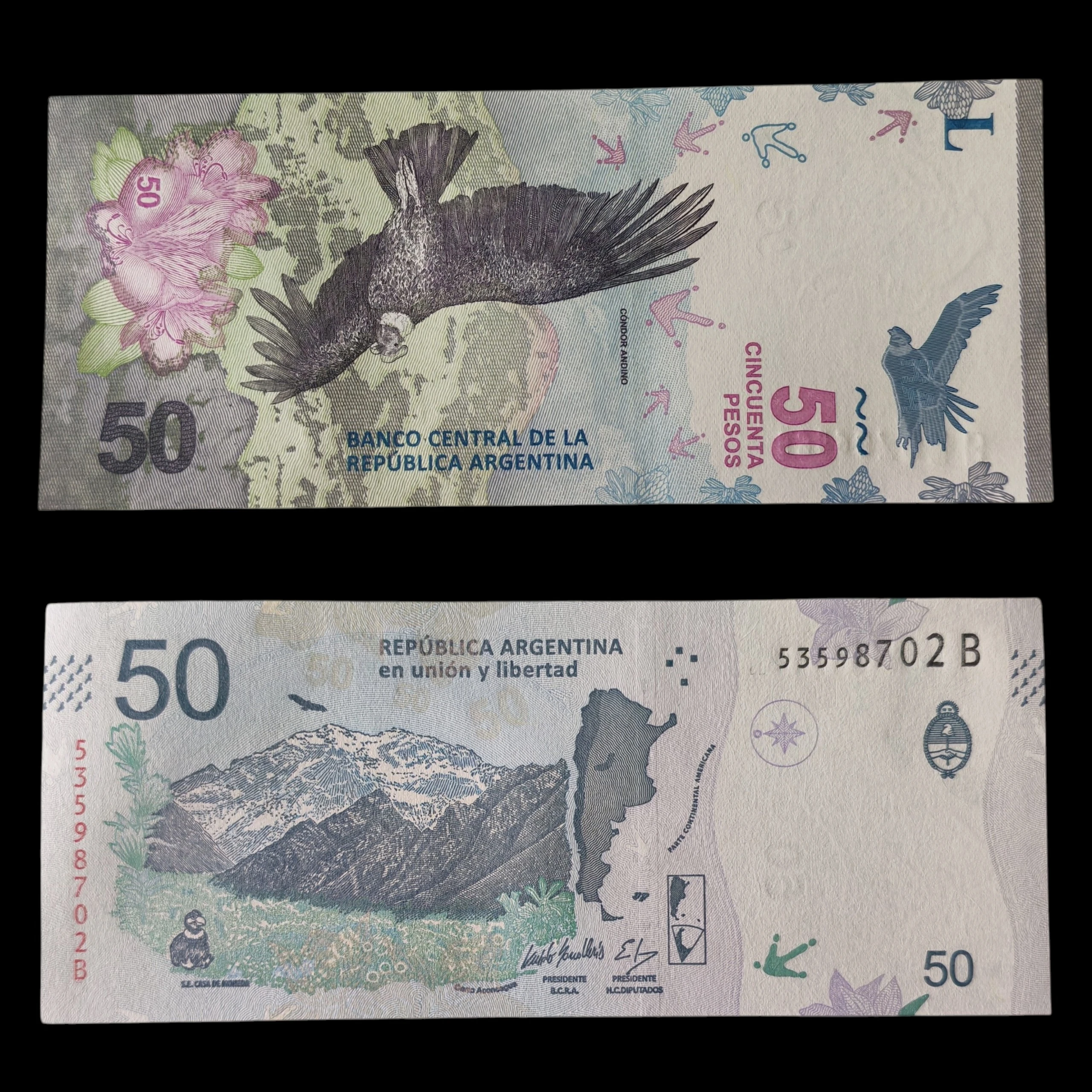 ° Argentina 50 pesos, UNC
