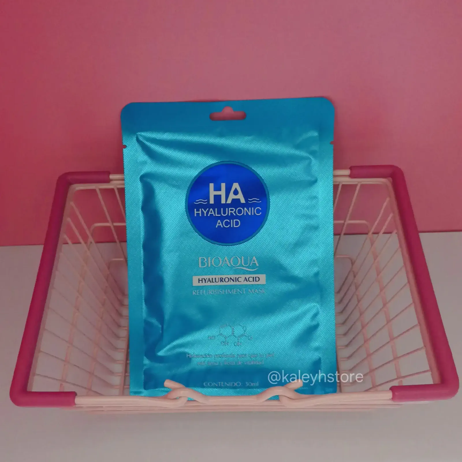 Mascarilla Facial Hidratante Bioaqua Acido Hialurónico 