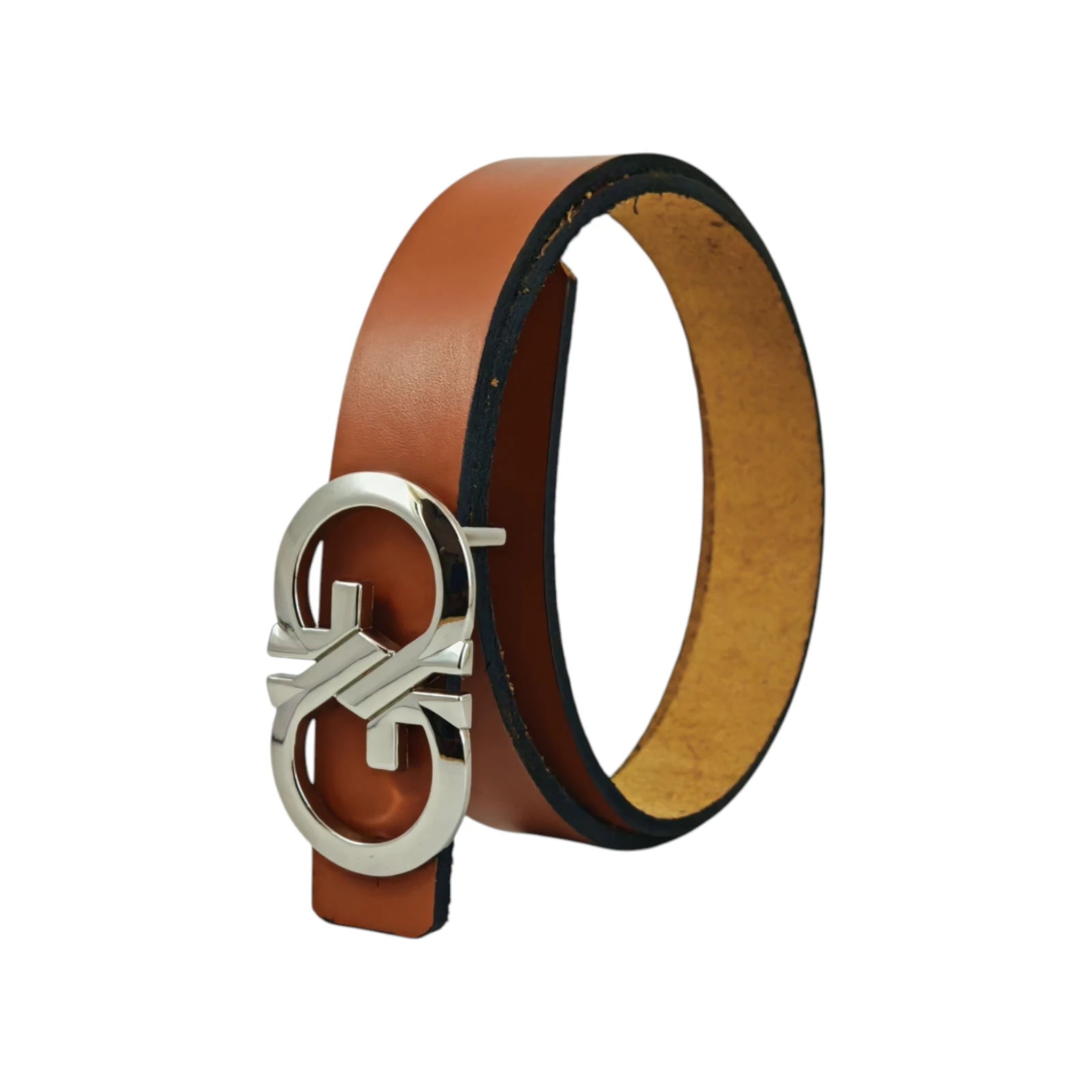 FERRAGAMO nickel 2.5 cm de ancho  2