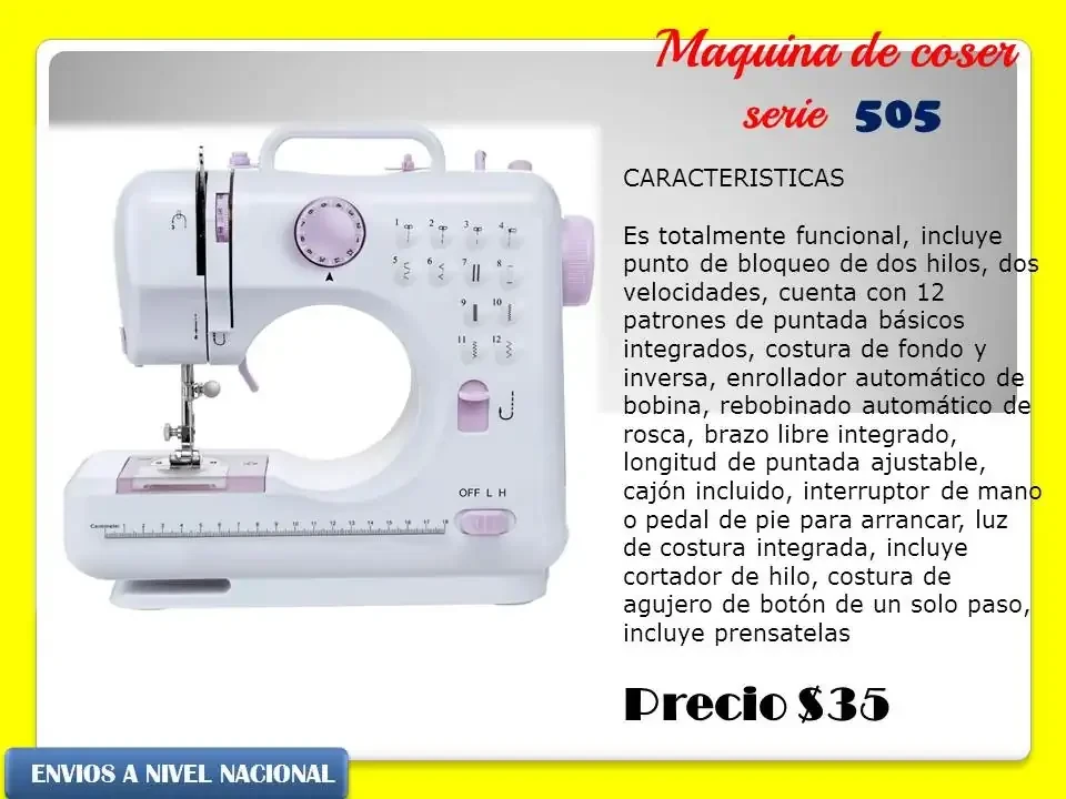 Mini maquina de coser de 12 puntadas  4