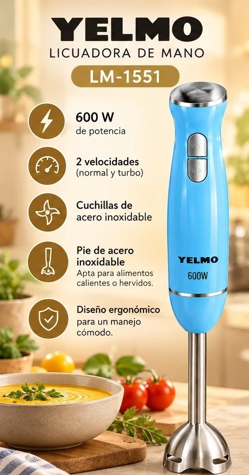 MINIPIMER YELMO LM-1551 *CONSULTAR DISPONIBILIDAD CON EL VENDEDOR*