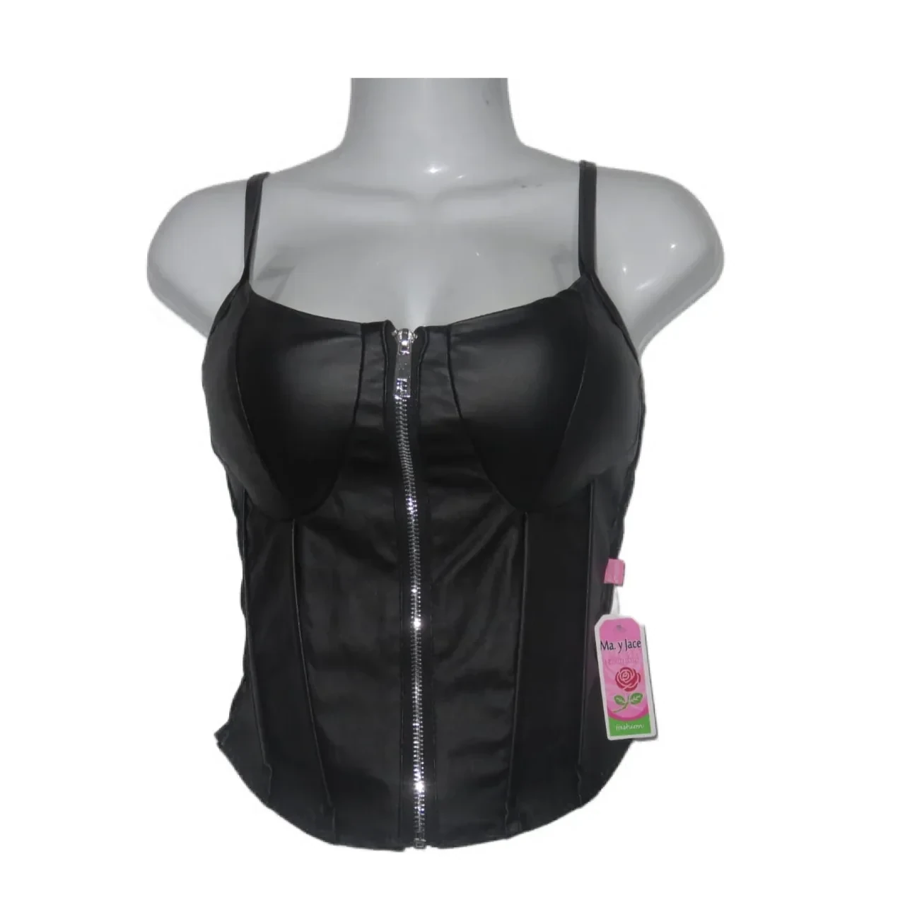 Corset con cierre y varilla