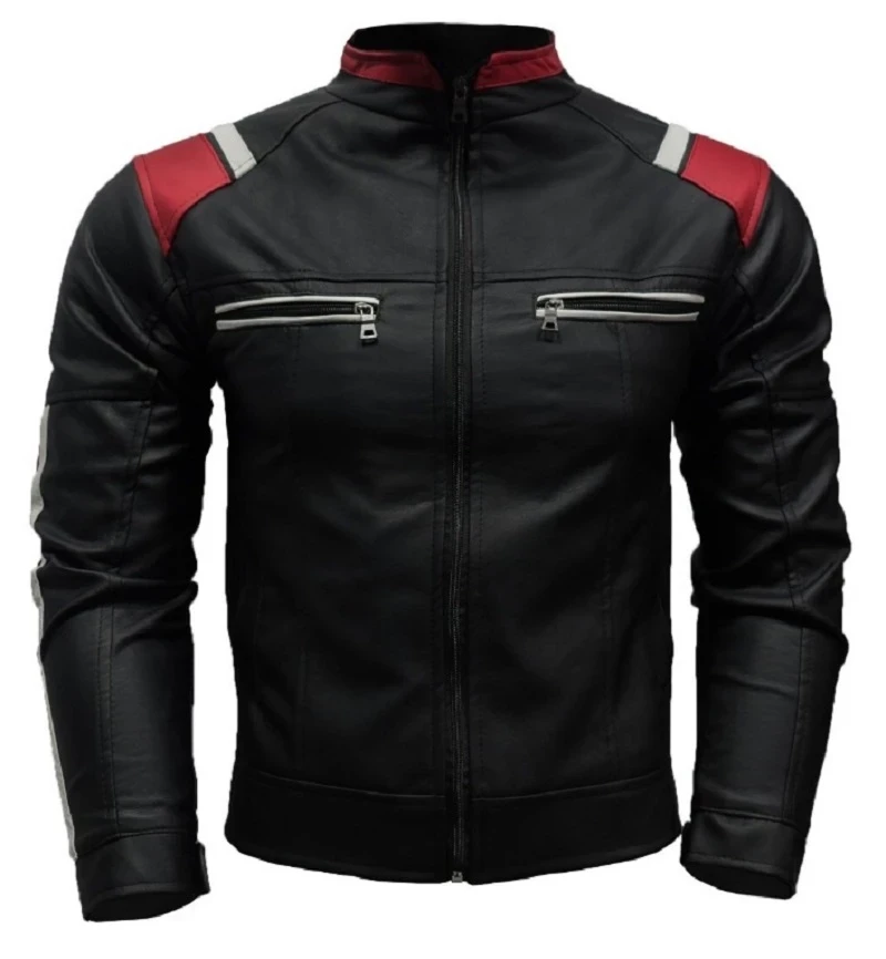 Chaqueta Cuero Textil