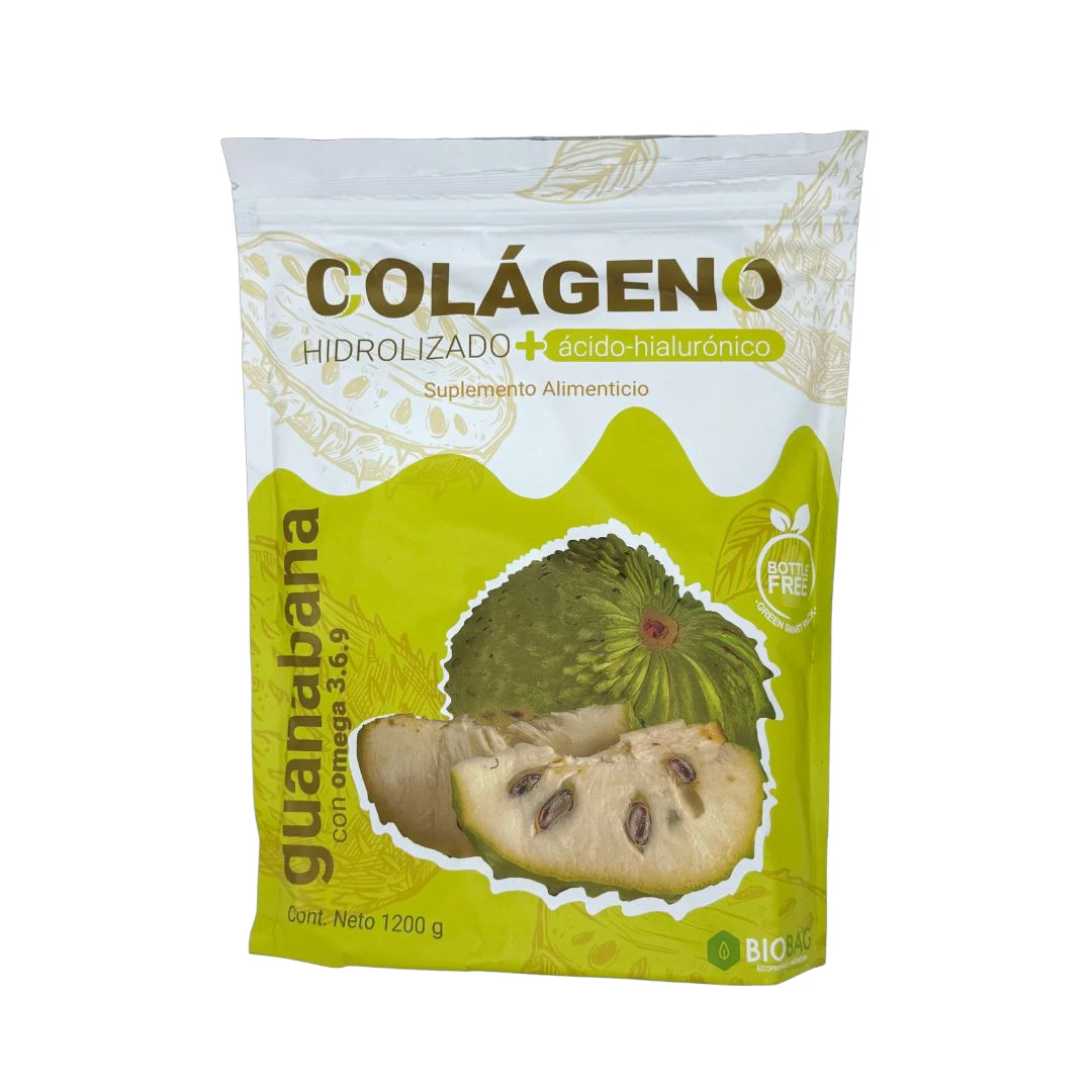 Colágeno Hidrolizado y Ácido Hialurónico Guanábana