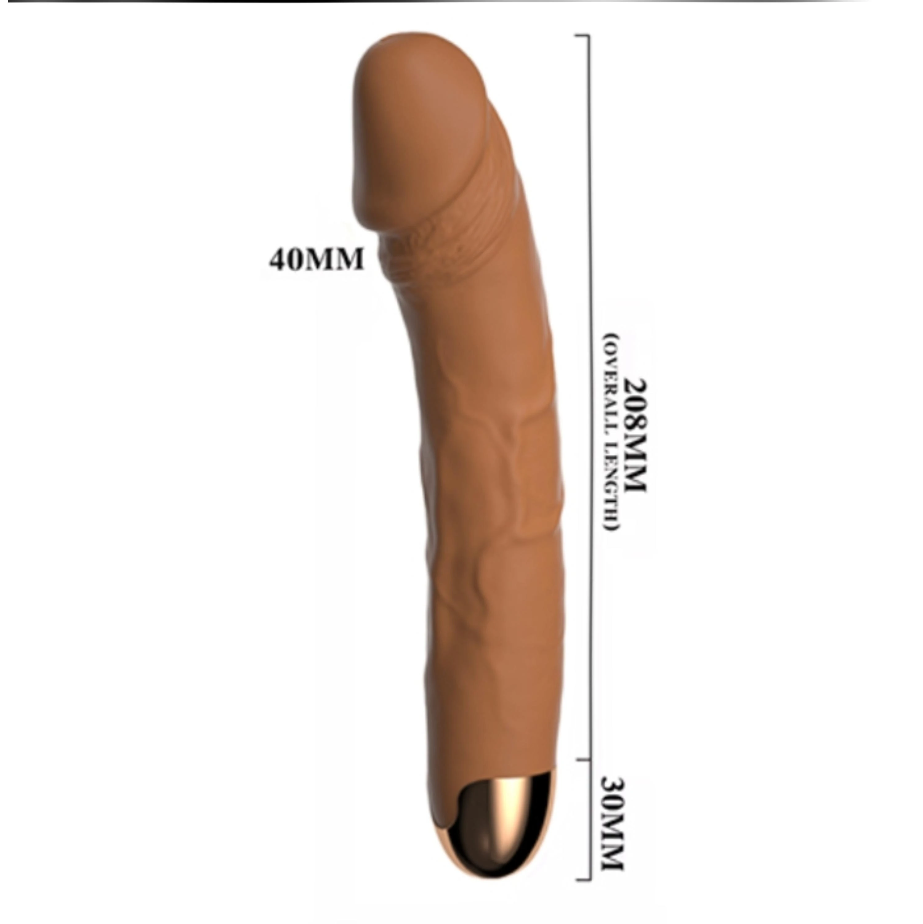 Dildo Vibrador Murney Brown 3