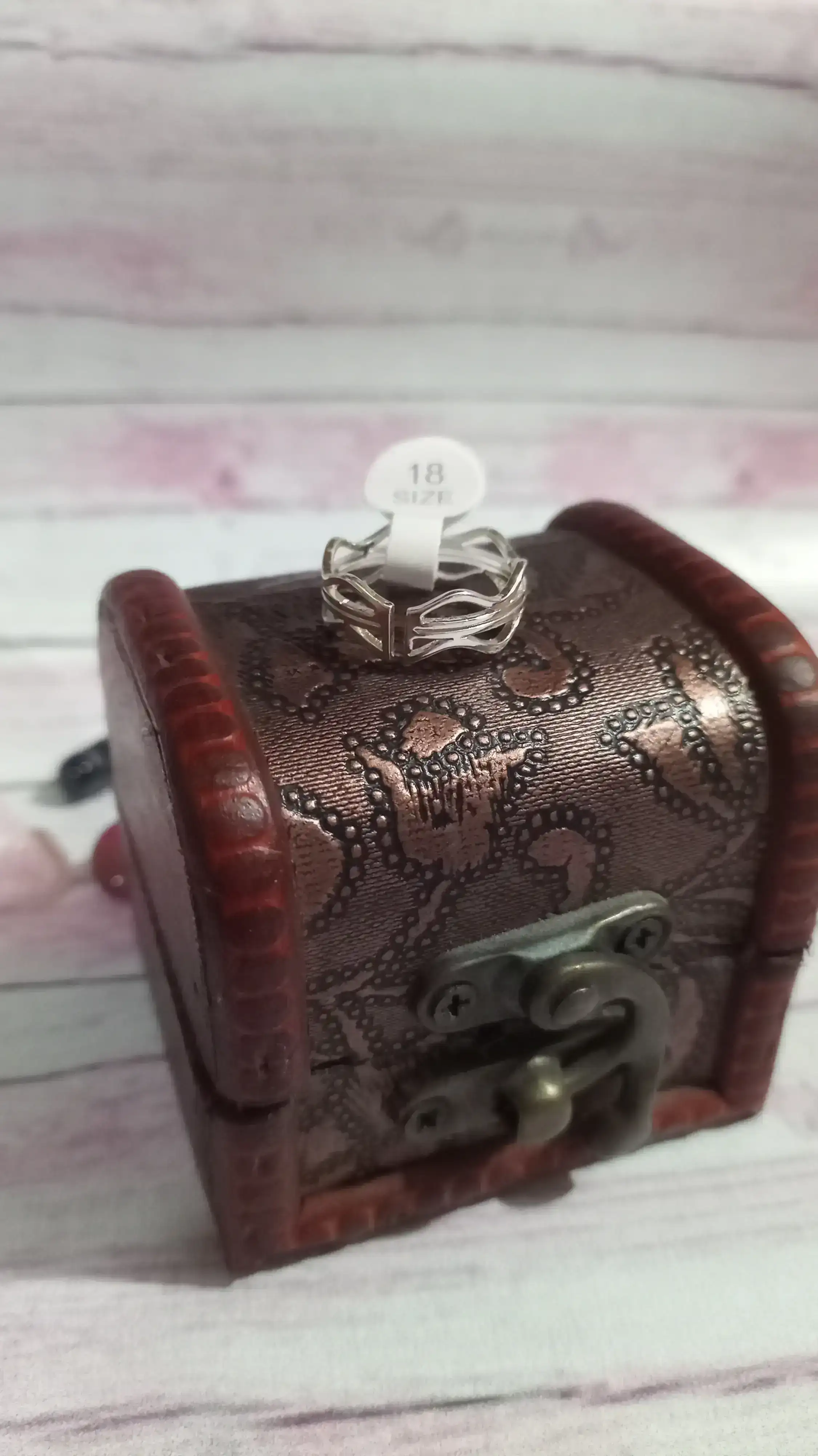 Anillo abierto olitas t18