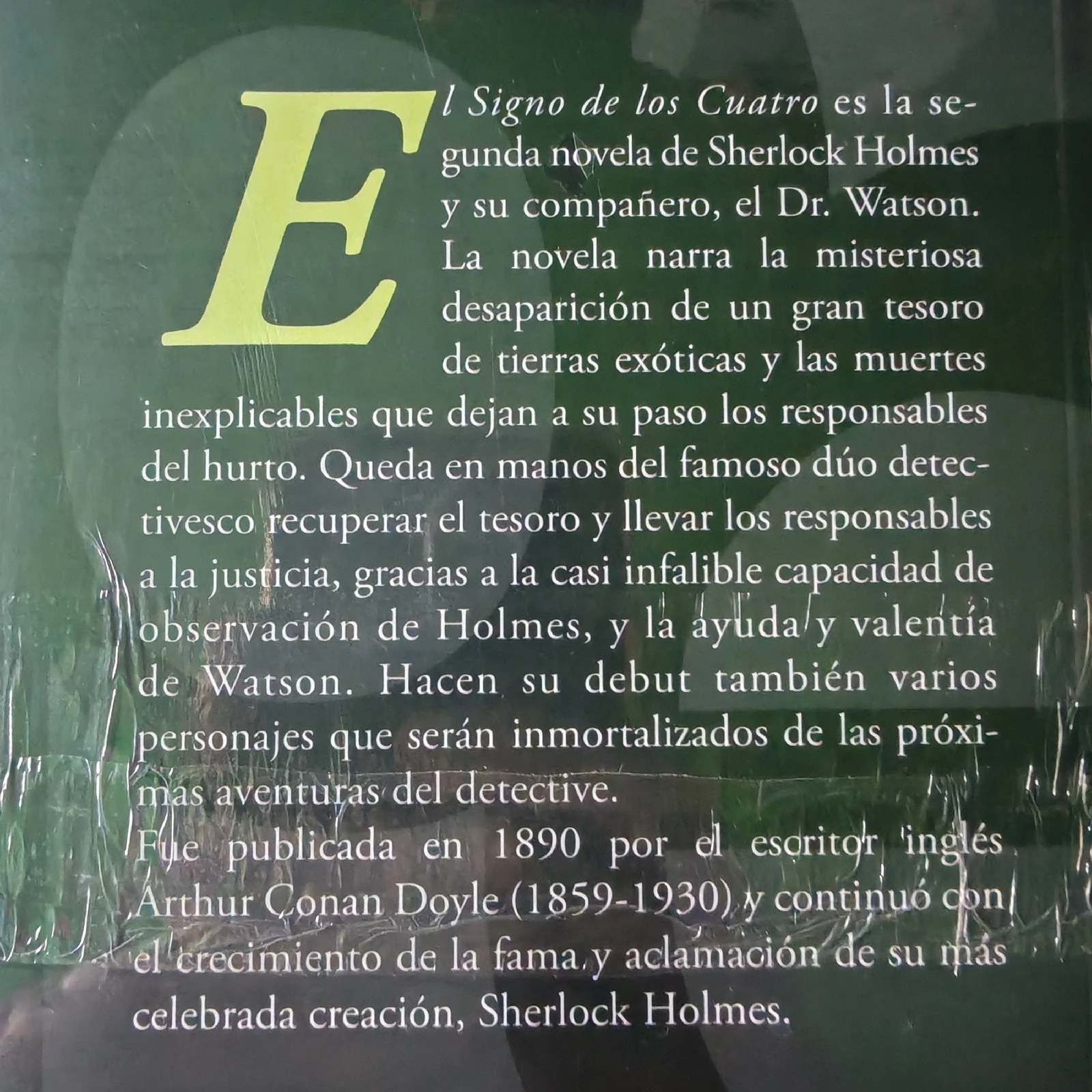 El signo de los Cuatro, Arthur Conan Doyle, nuevo 2