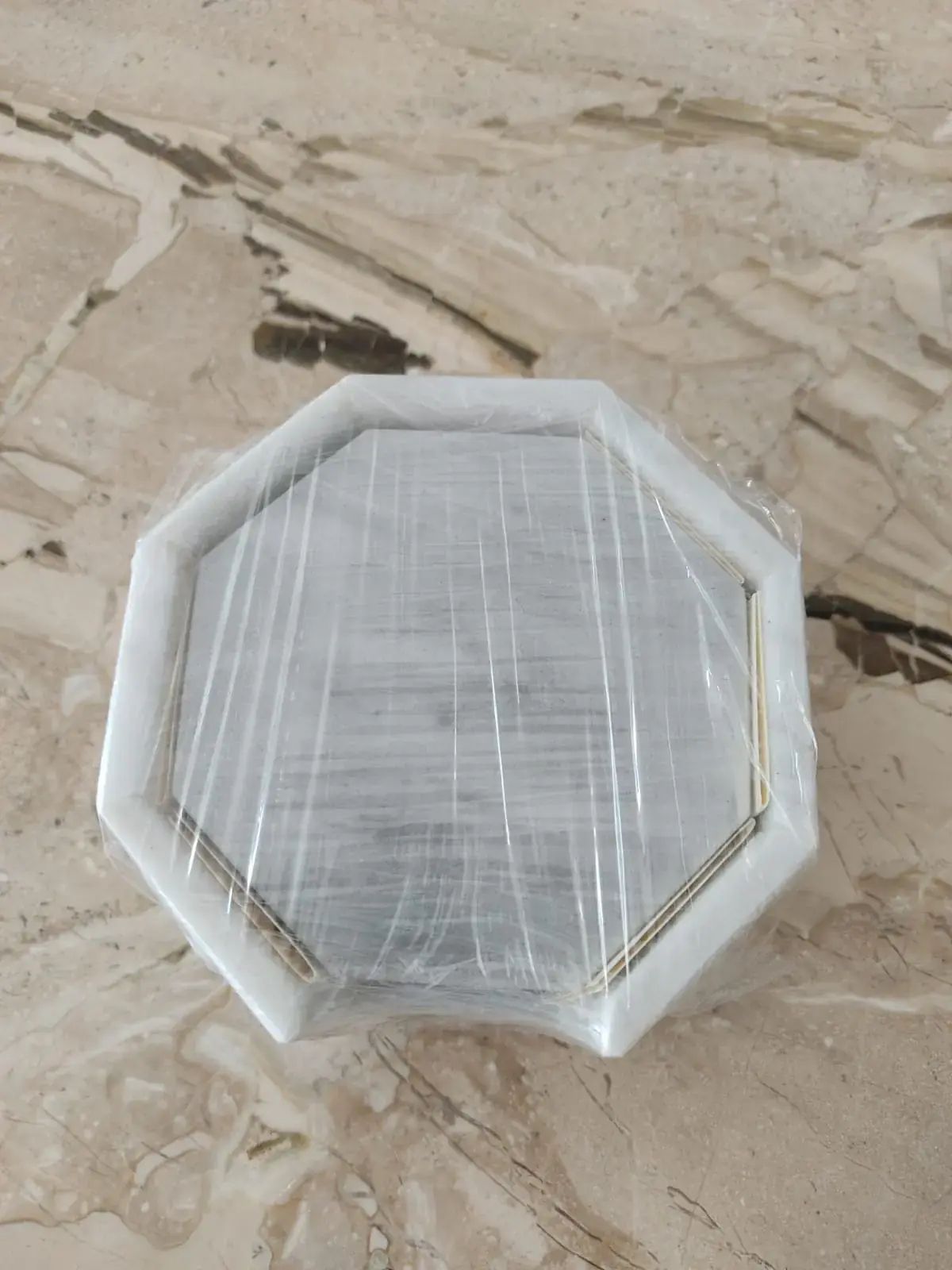 Porta vasos octagonal 6 pzas 4
