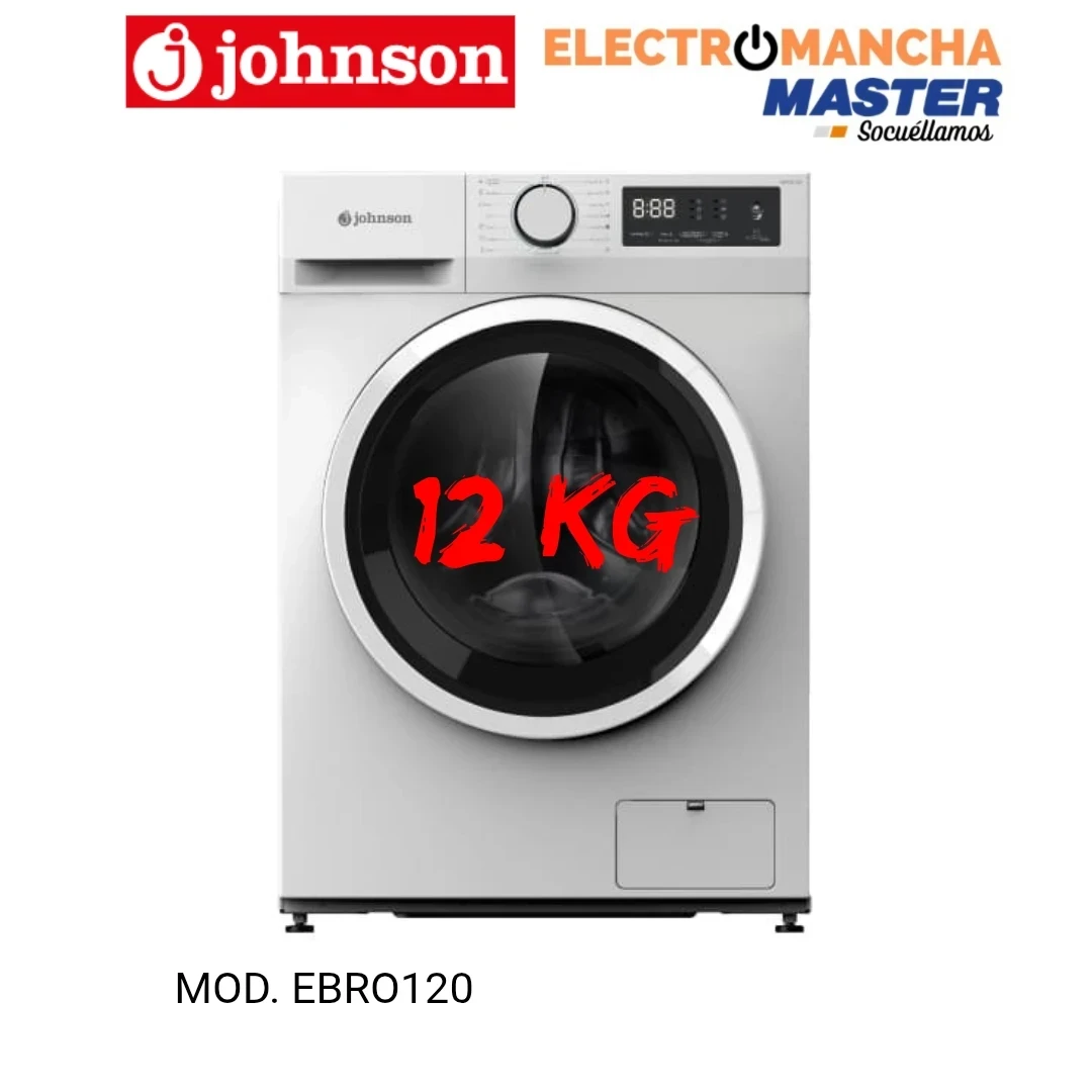 LAVADORA JOHNSON EBRO120 12 KILOS 1400 RPM. A 