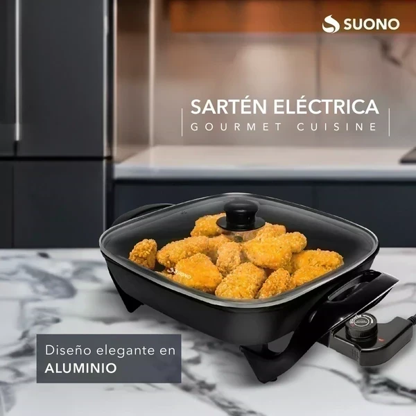 SARTEN ELÉCTRICA SUONO ANTIADHERENTE 1500W