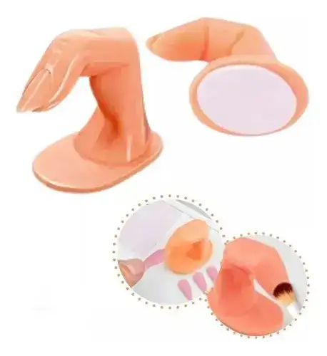 Docena Dedos de Plástico para Práctica Uñas 2