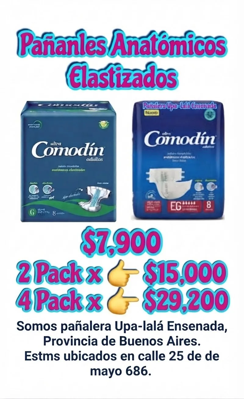 Oferta x 2 Pack P/Adultos