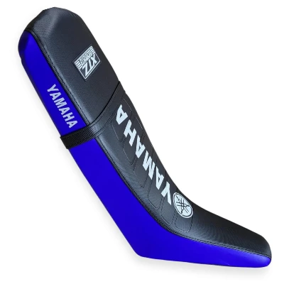 TP XTZ 125 Forro Tapizado super moto negro / azul letrero en medio DW