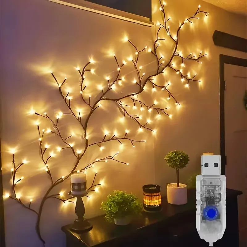 Lampara led de vid abedul  3