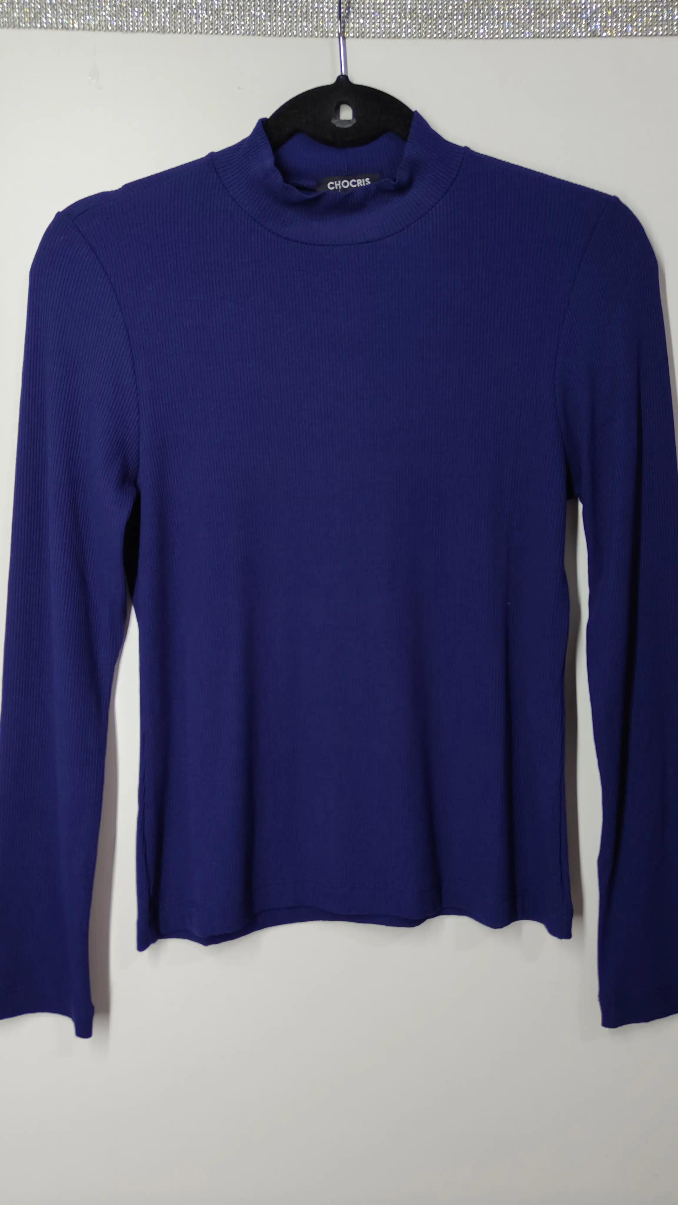 Blusa Chocris Manga Lon Blue