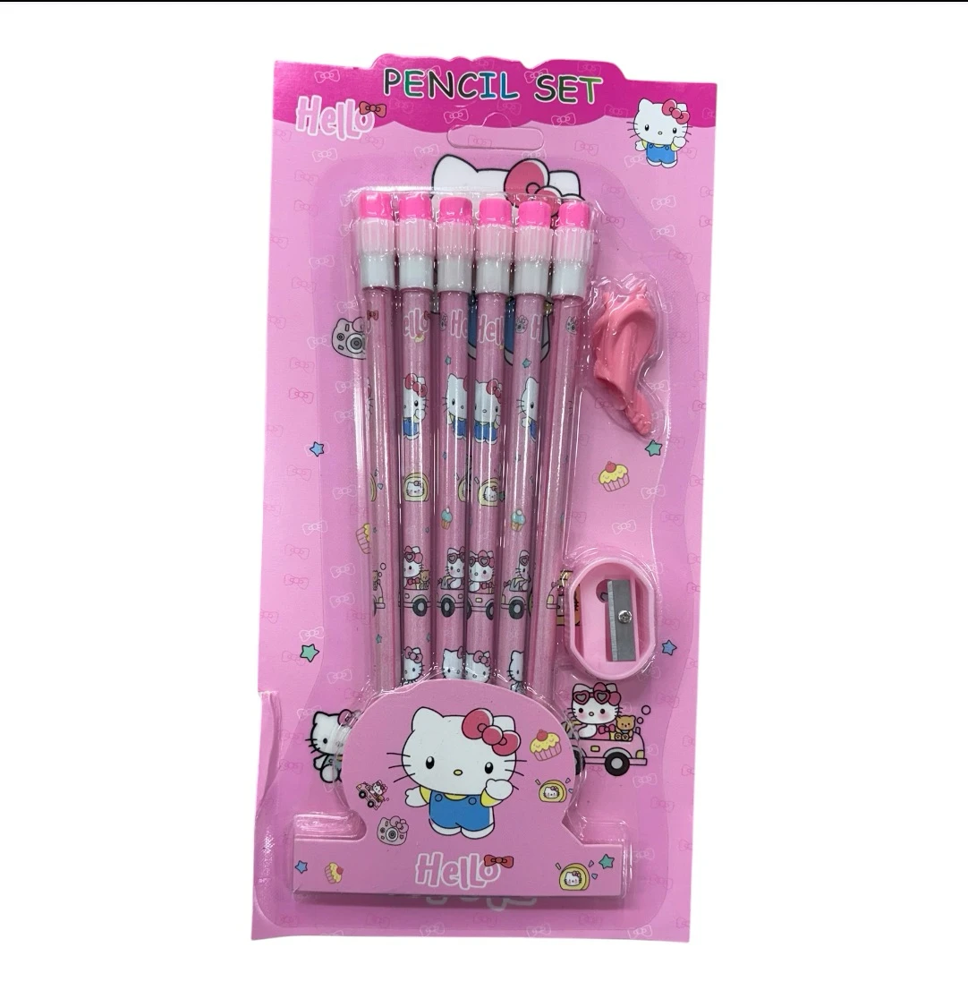 Kit de 6 lapices con sacapuntas  3