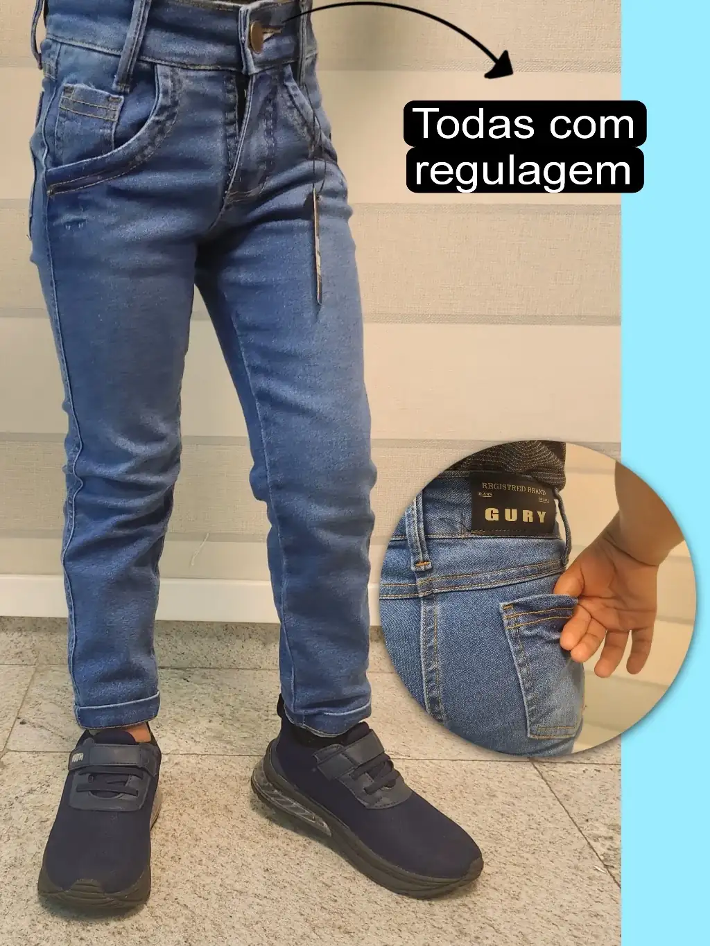 Calça Jeans Infantil Masculina