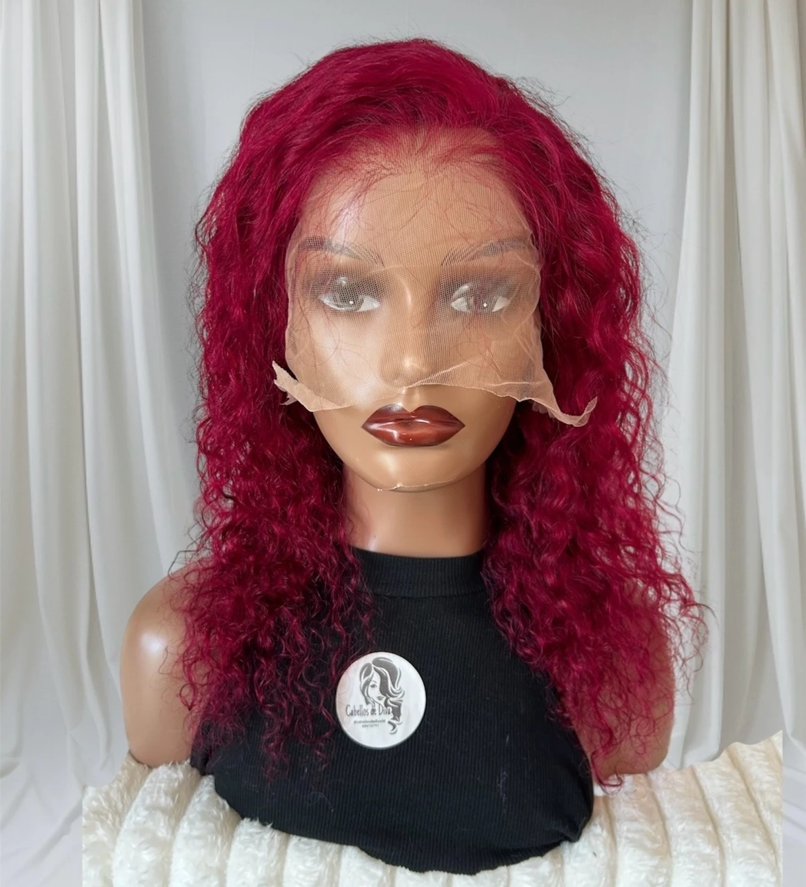 Peluca cabello humano 18 pulgadas , frontal lace 13x4,  2