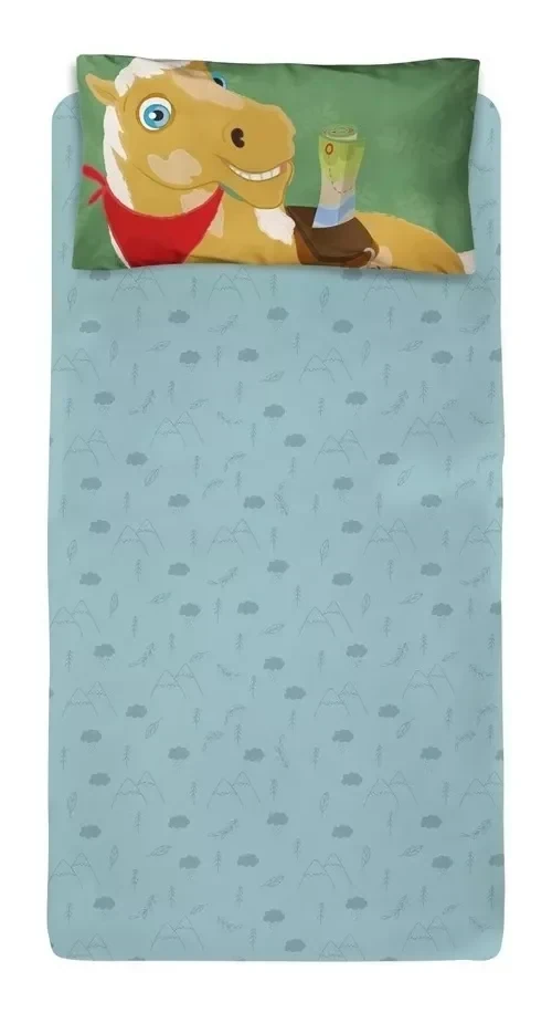 Sabanas 1½ Plaza Infantiles Piñata Ultra Soft Diseño De La Tela La Granja De Zenón  5