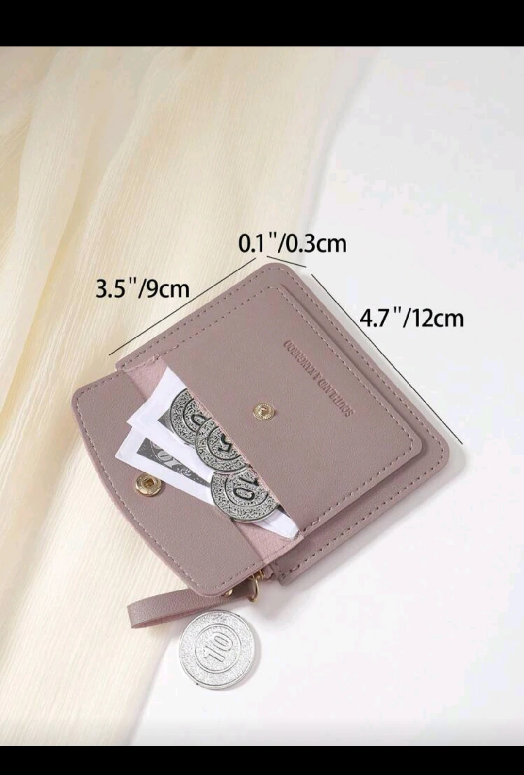 Monedero Southland Front-Pocket – Diseño Slim con Bolsillo de Expansión y Cierre de Seguridad 5