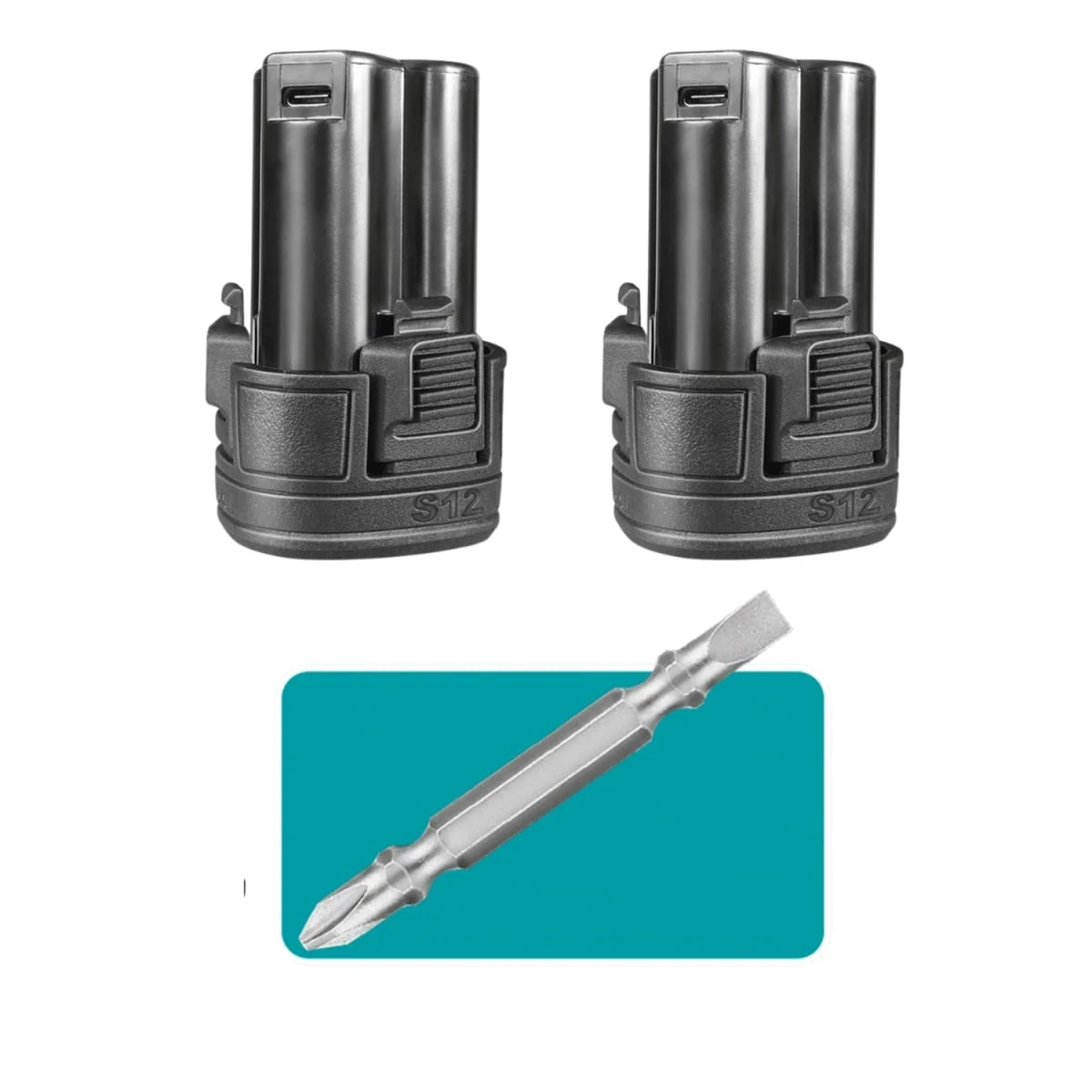 TDLI12206 Taladro atornillador 12v 20nm + 2 batería tipo c total 4