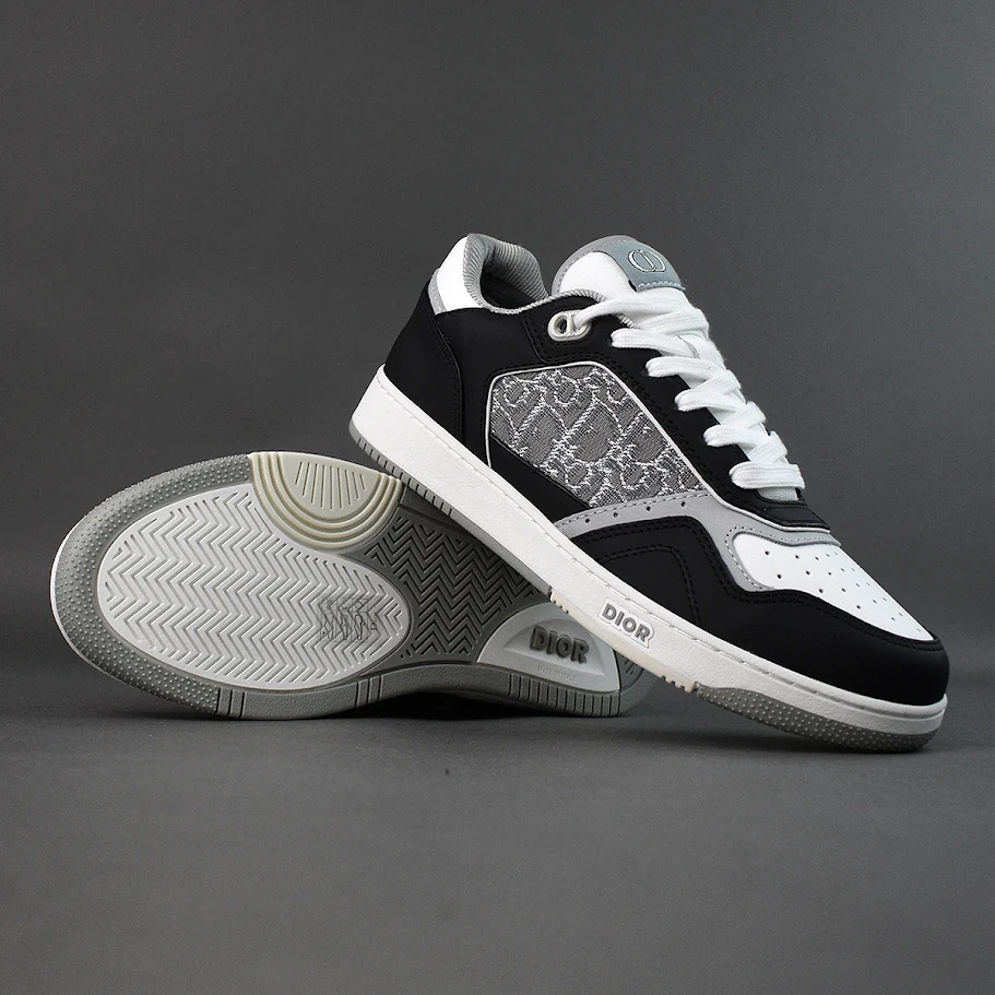 Dior B27 Bajo Blanco Negro Denim 3