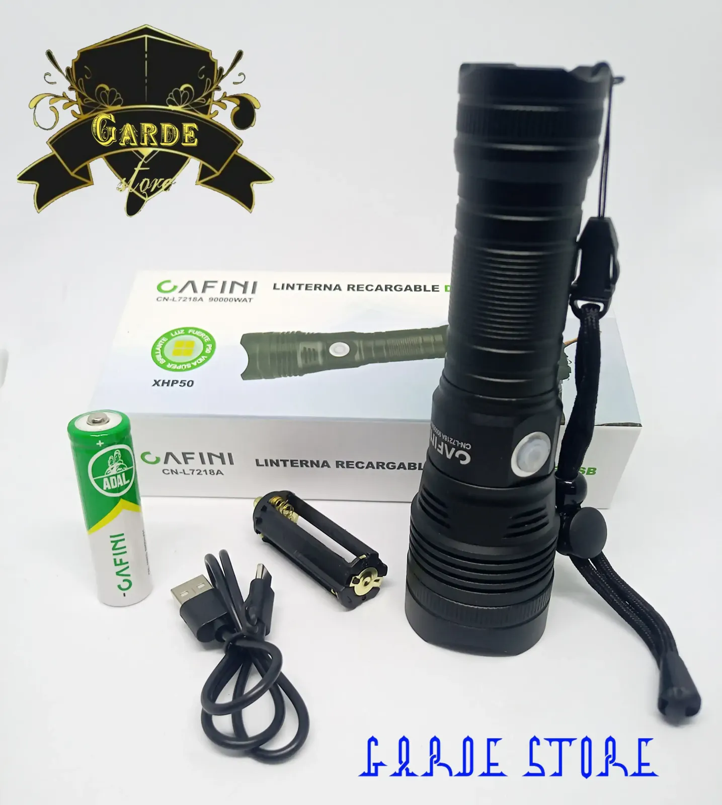 Linterna tactica cafini 9000wat  2