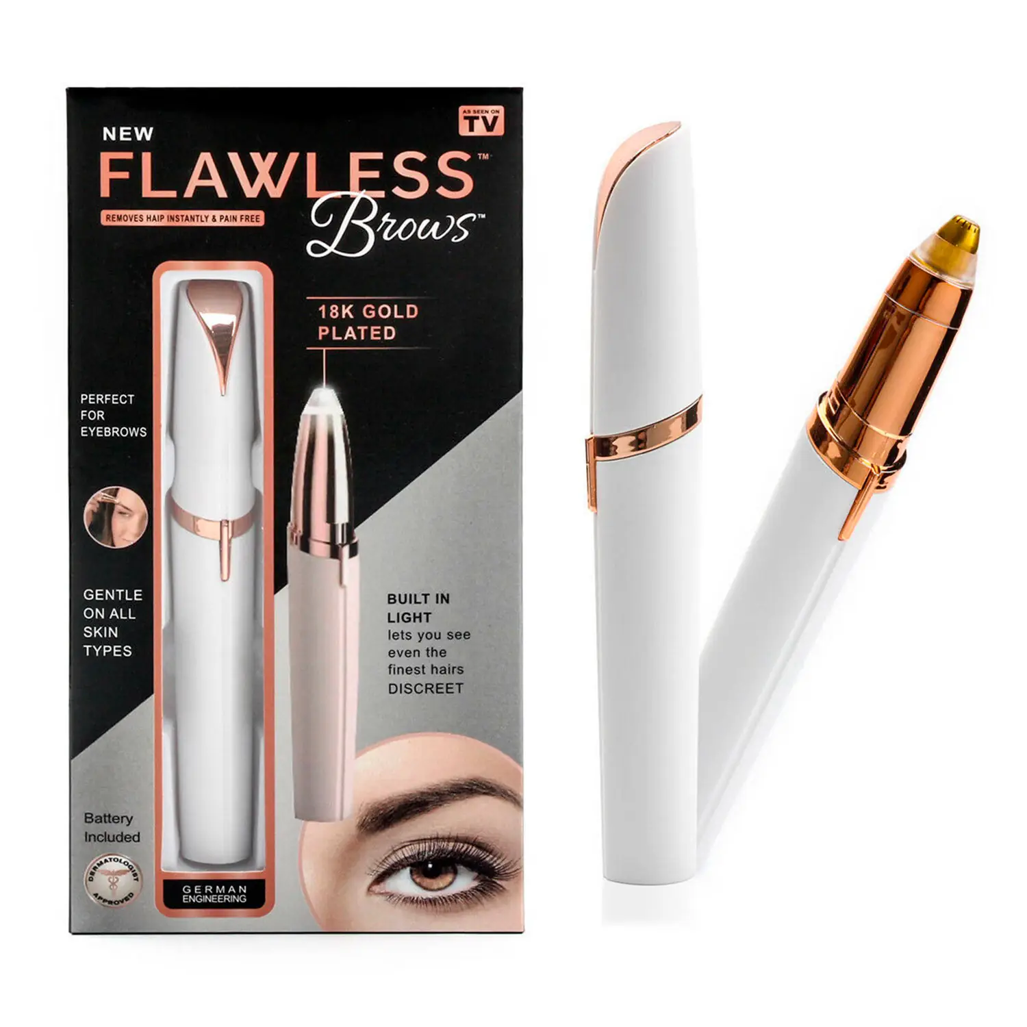 Kit DEPILADOR FACIAL bozo y cejas  4