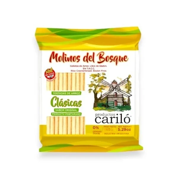 TOSTADAS DE ARROZ CLADICAS MOLINO DEL BOSQUE 