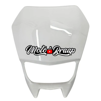 PL XTZ 125 M. Viejo Careta plastica Blanca SPD