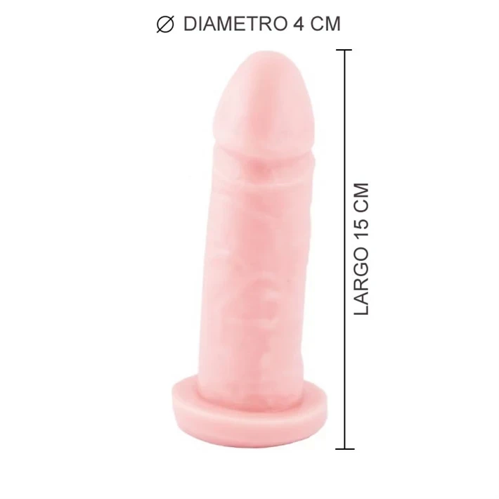 Consolador Macizo Normal Nueva Piel