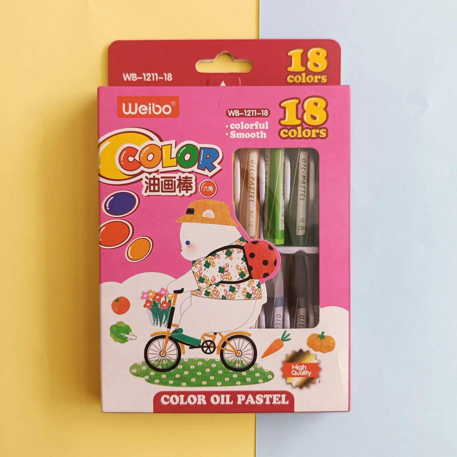 CAJA CRAYOLA WEIBO X18 