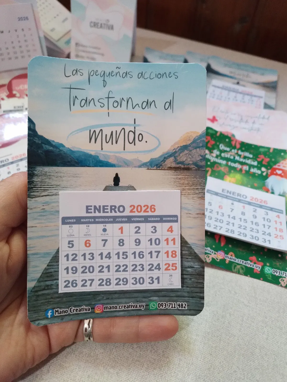 Calendario tarjeta pack por 50 2