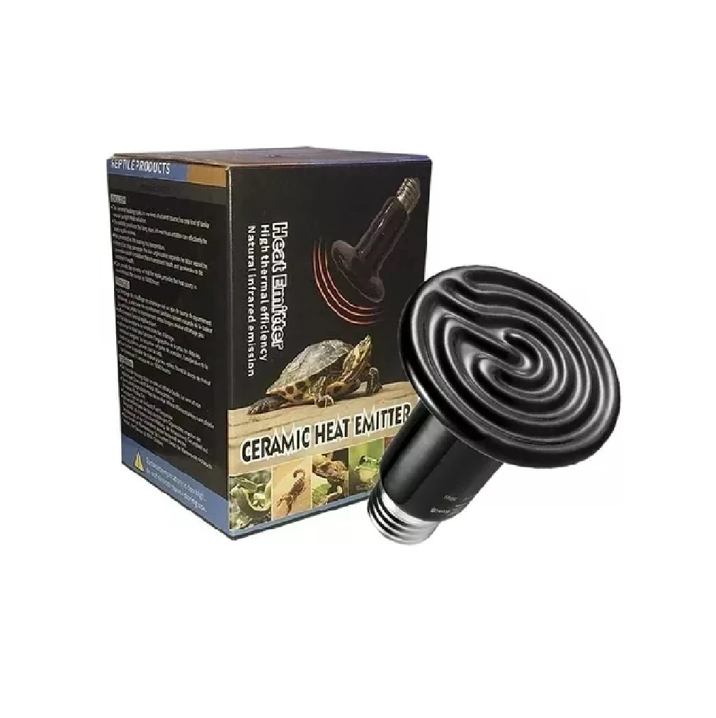 Foco de calor cerámico negro