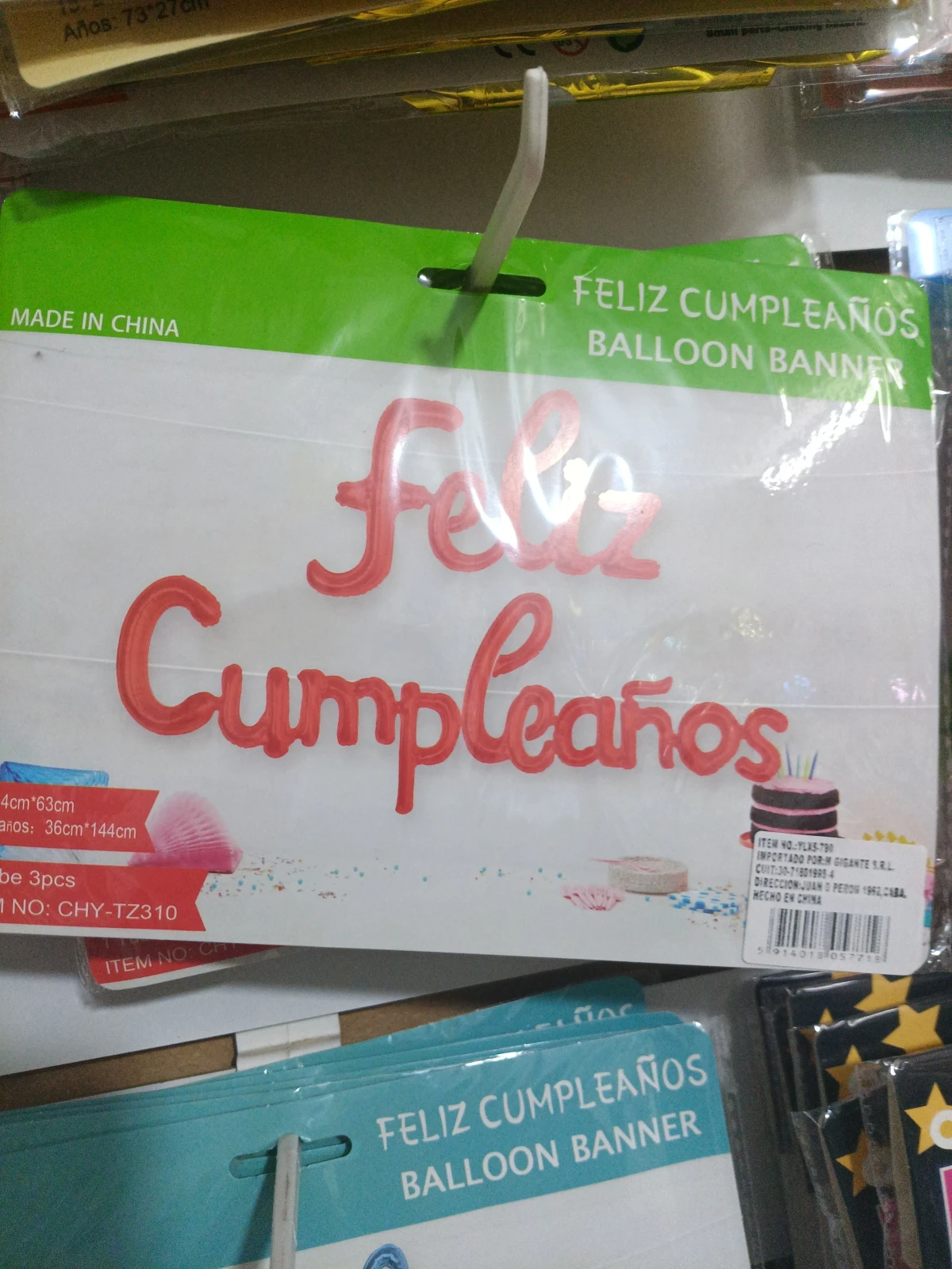 Set frase cursiva feliz cumpleaños 